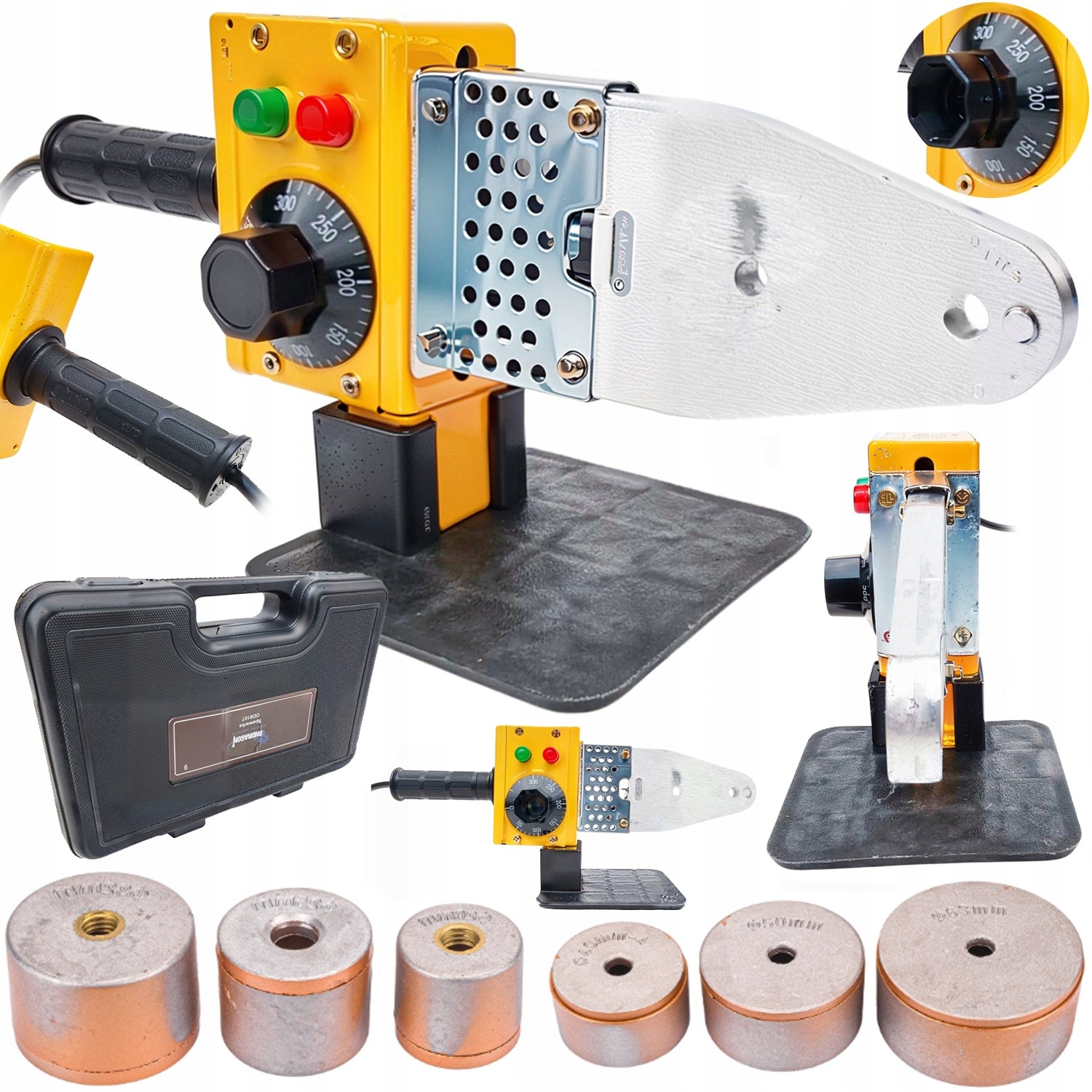PVC PIPE WELDING MACHINE PP 2000W 3 Dies 20-63MM SUITCASE 320 SET
