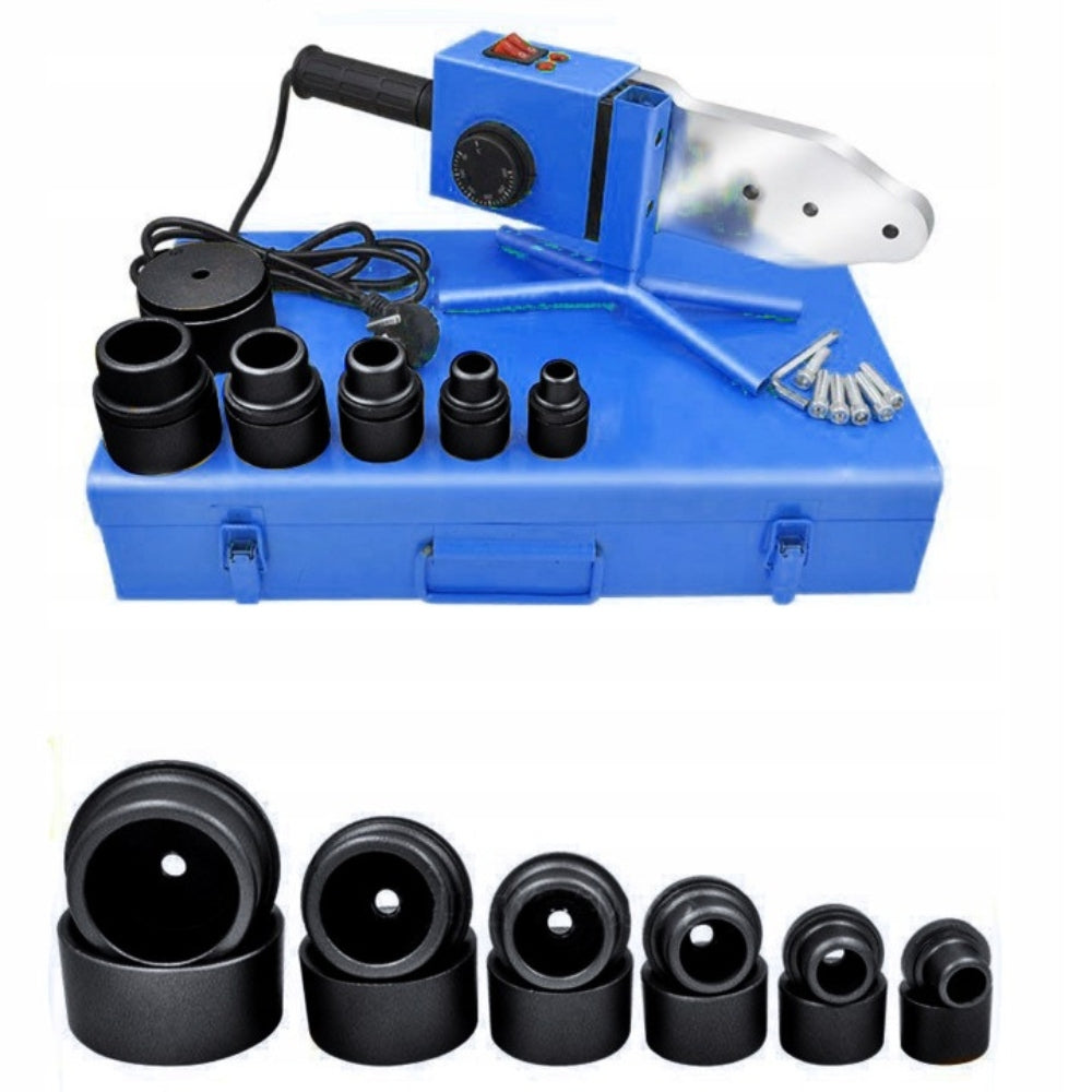 PVC PIPE WELDING MACHINE PP POLYFUSION WELDING + DIES accessories SET Brand Renew Force