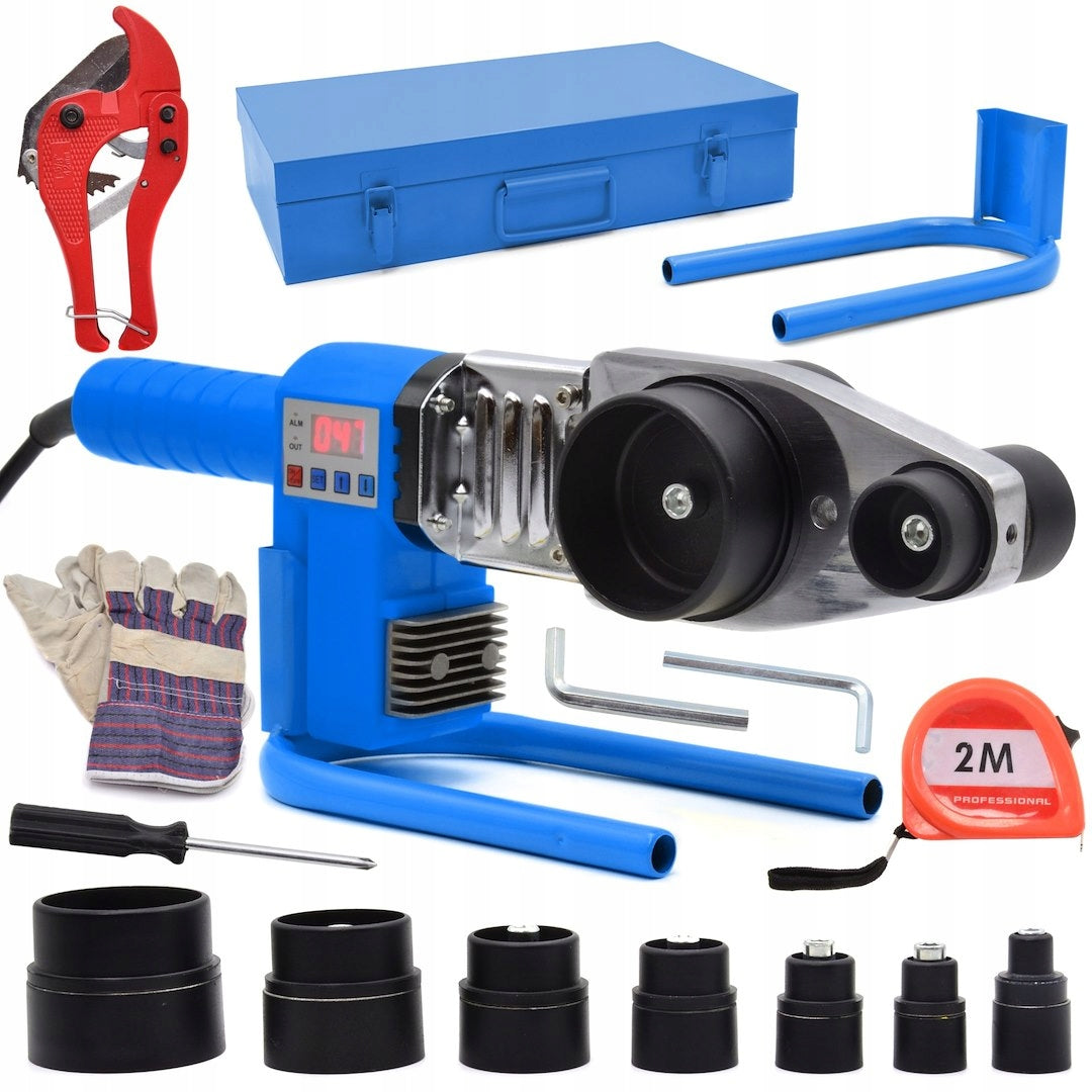PVC PIPE WELDING MACHINE PP STRONG LCD DIES 16-63MM