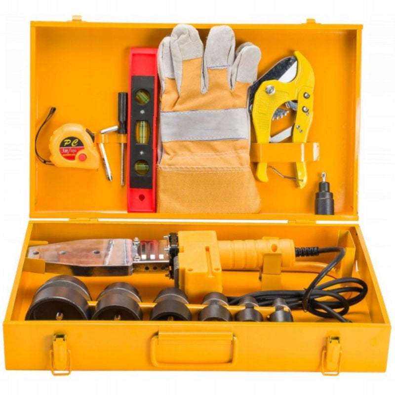 PVC Pipe Welding Machine PP 2800W LCD 16-63mm + Case