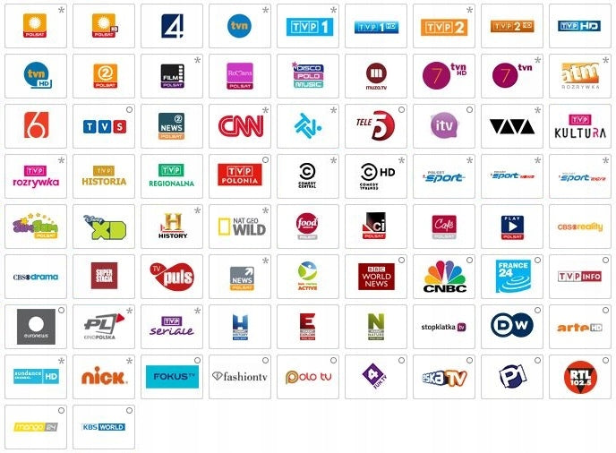 Package SUPERFULL HD Cyfrowy POLSAT BOX 12 months Prepaid decoder HD5500S Packaging status original