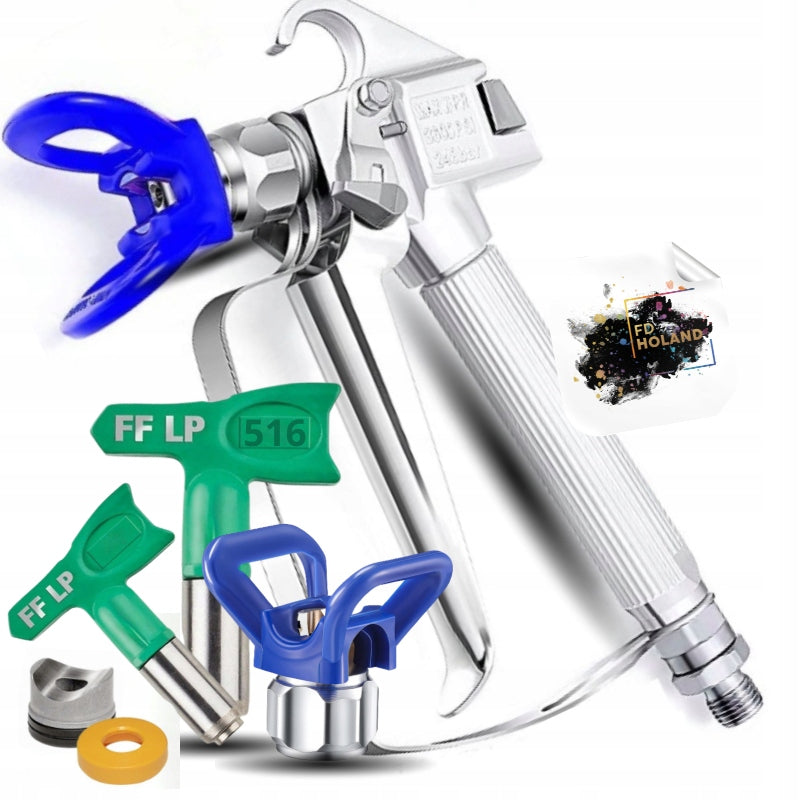 Paint Gun + Nozzle 517 LP Low Pressure + FREEBIES FILTERS Aggregate Batteries included no