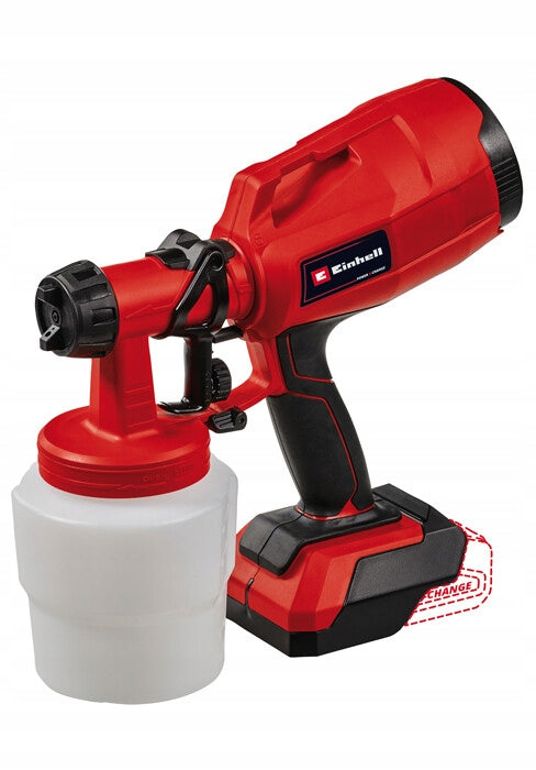 Paint Spray Paint GUN for Painting EINHELL TC-SY 18/60 Li 18V SOLO Packaging status original