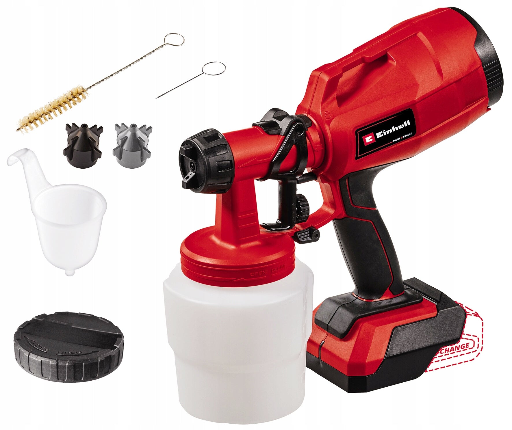Paint Spray Paint GUN for Painting EINHELL TC-SY 18/60 Li 18V SOLO