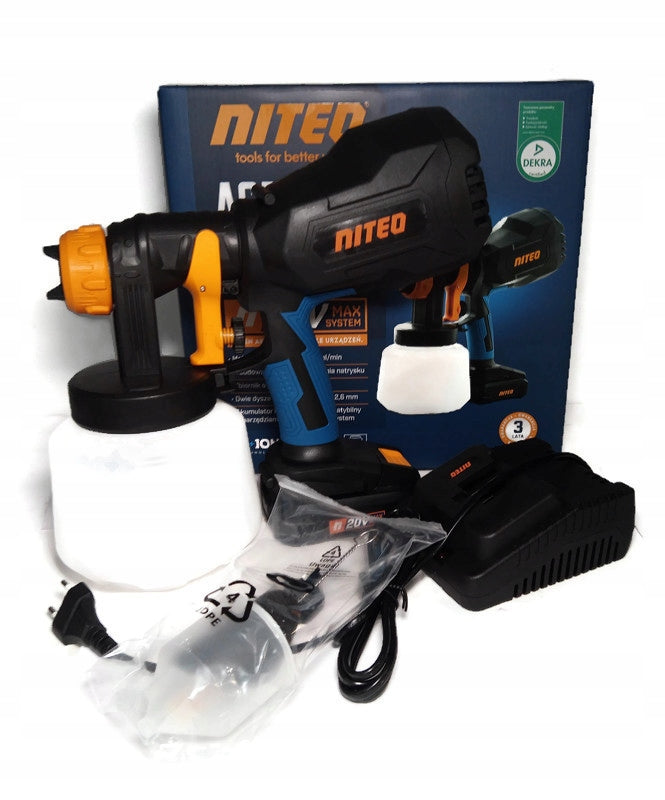 Paint gun Niteo 20 W Manufacturer code 20VMSG0331-21