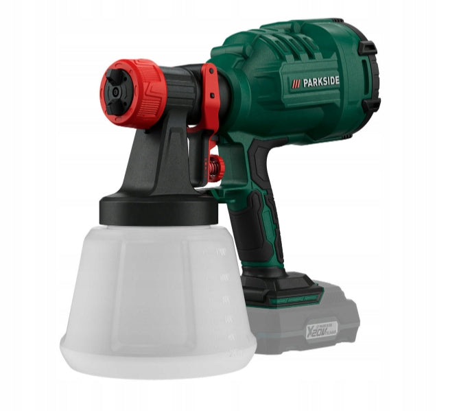 Paint gun Parkside 20V without battery and charger Manufacturer code PFSA 20-Li B2