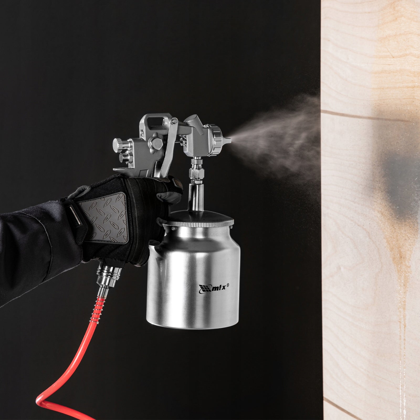 Paint gun, pneumatic, spray gun, paint sprayer - MTX Manufacturer code 573179