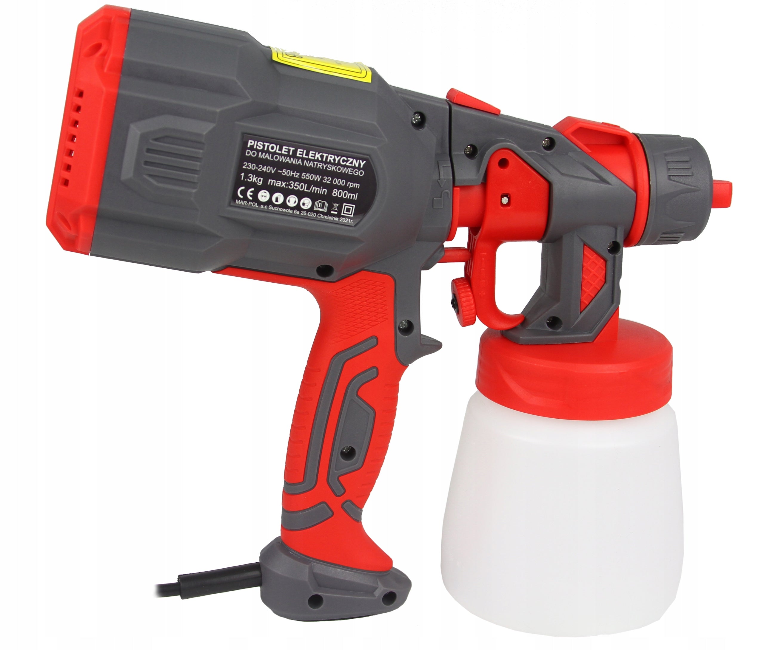 Paint spray gun Mar-pol 550 W Brand Mar-Pol