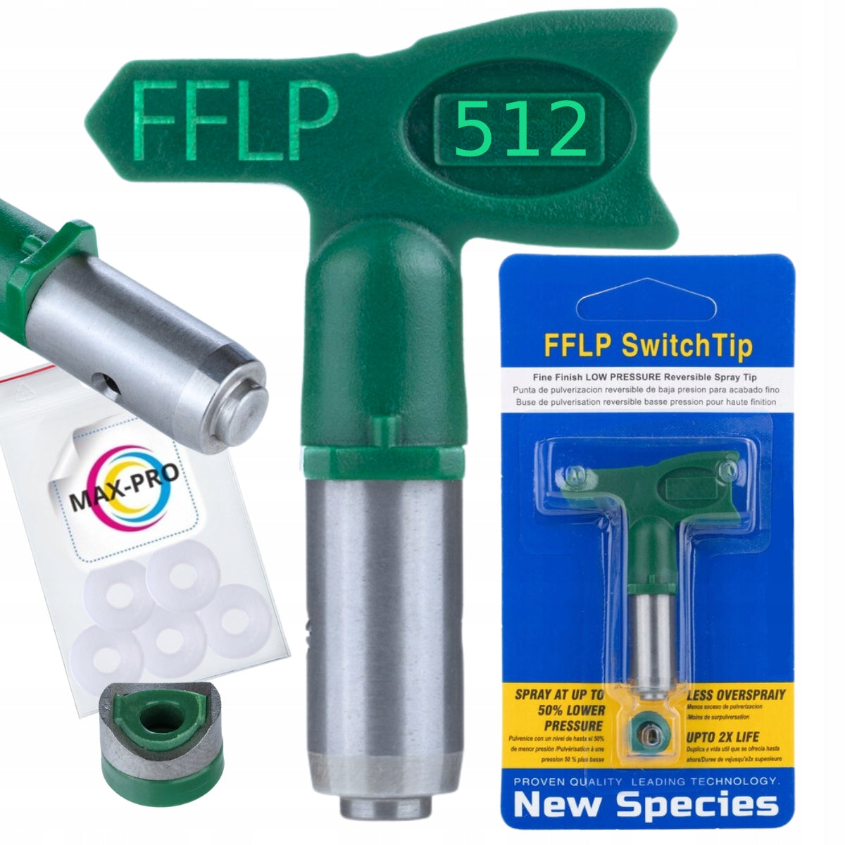 Painting Nozzle 512 FFLP Low Pressure + FREEBIES RAC X Painting Unit
