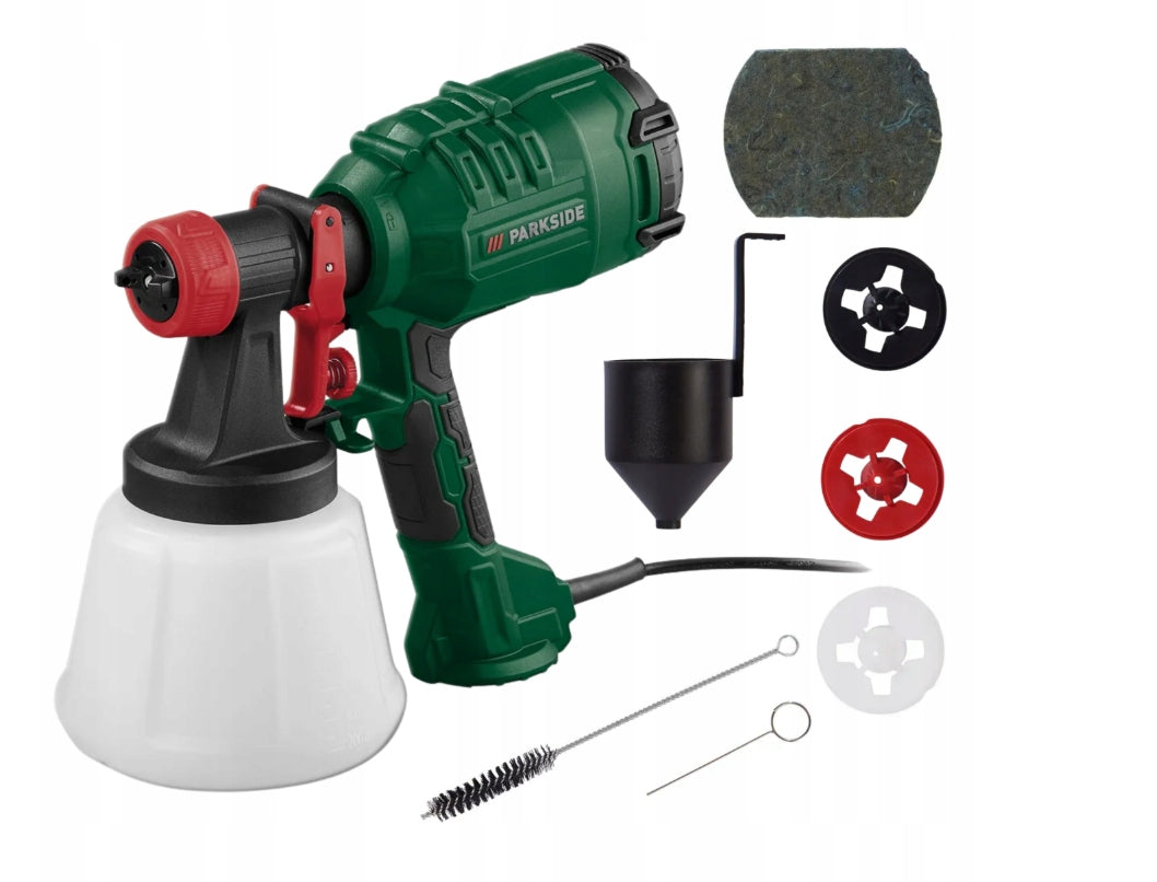 Painting spray gun for painting PARKSIDE HVLP PFS 450 B1 4 nozzles