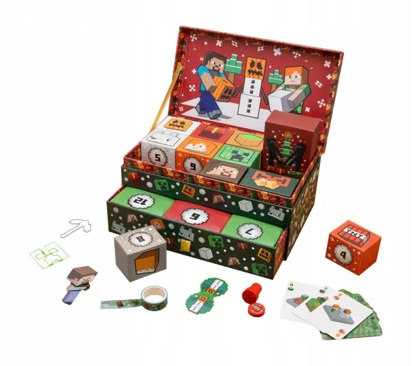 Paladone Minecraft Advent Calendar – Keepsake Box Brand Paladone