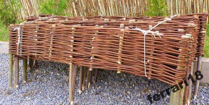 Palisade wicker edge Impregnated + Freebies Manufacturer wiklinowy.pl