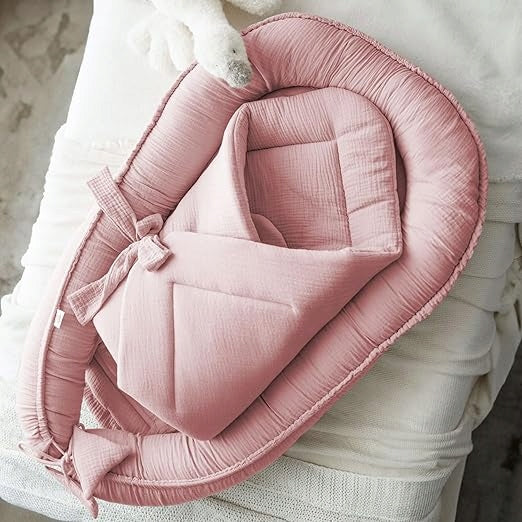 Palulli muslin baby cocoon LONG 100x60cm + CONE 80X80cm