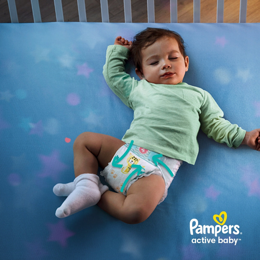 Pampers Active Baby 5 150 pieces 11-16 kg Diapers Packaging status original