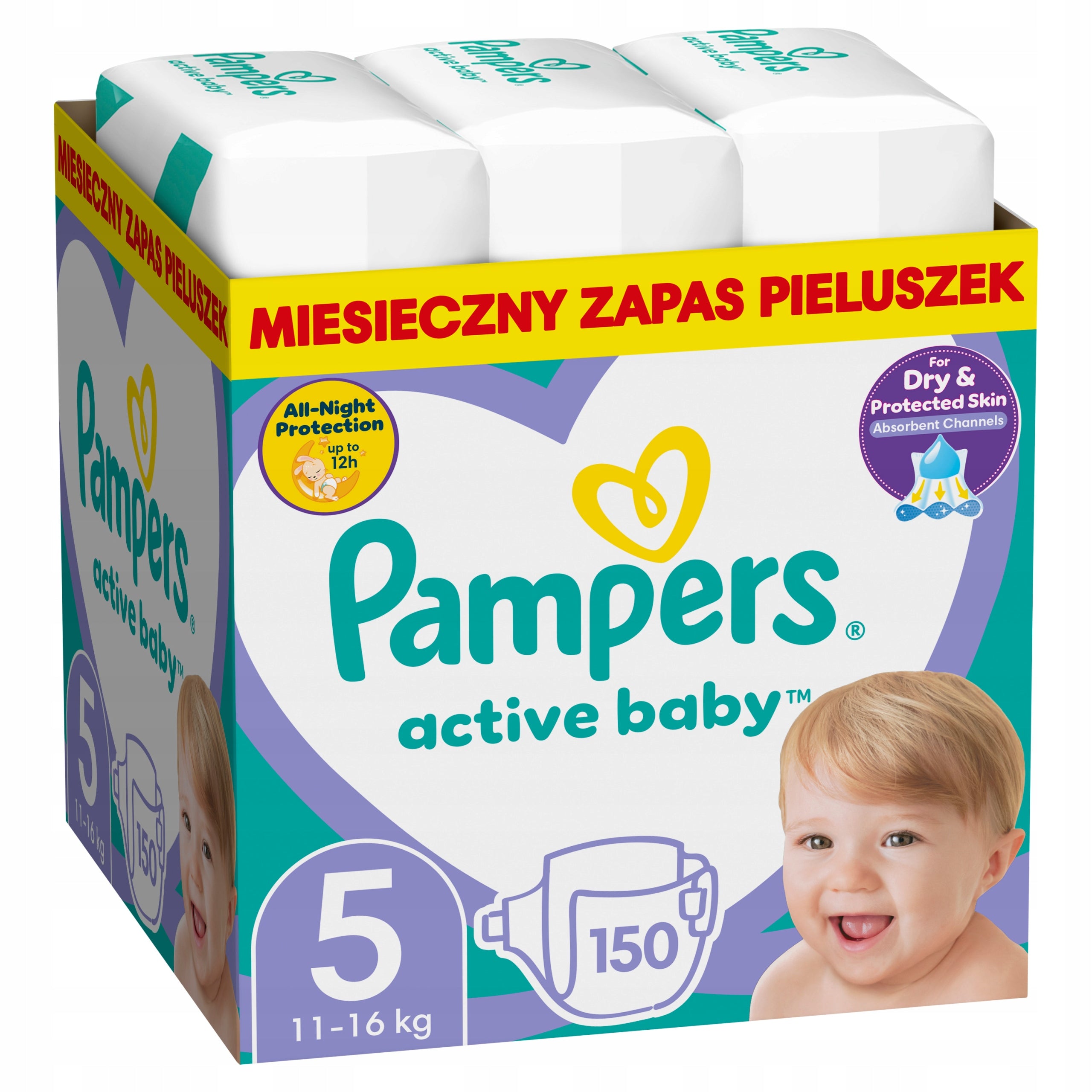Pampers Active Baby 5 150 pieces 11-16 kg Diapers