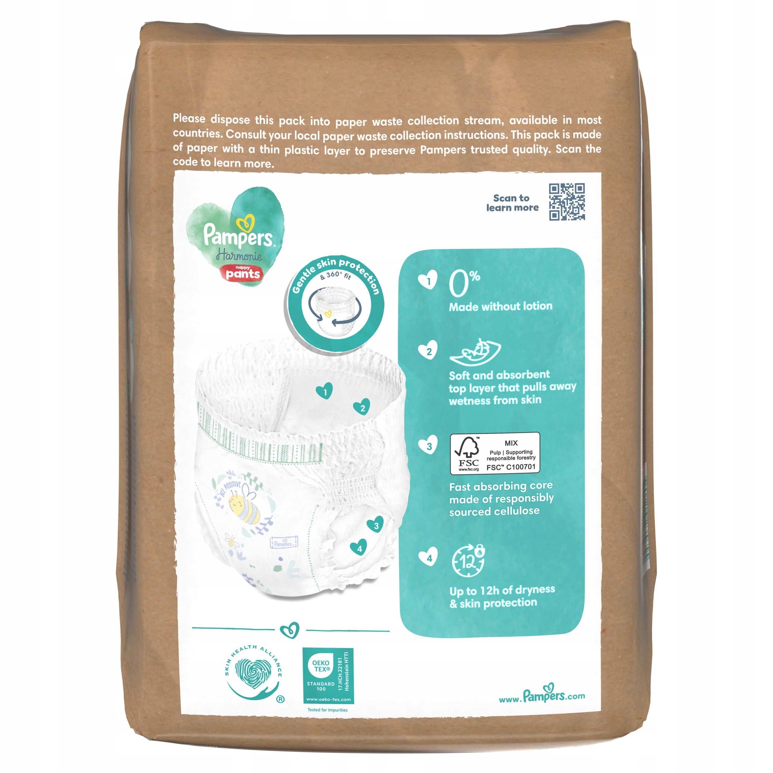 Pampers Harmonie Pants Diapers, size 5, 20 pcs, 12kg-17kg Manufacturer code 8700216235655