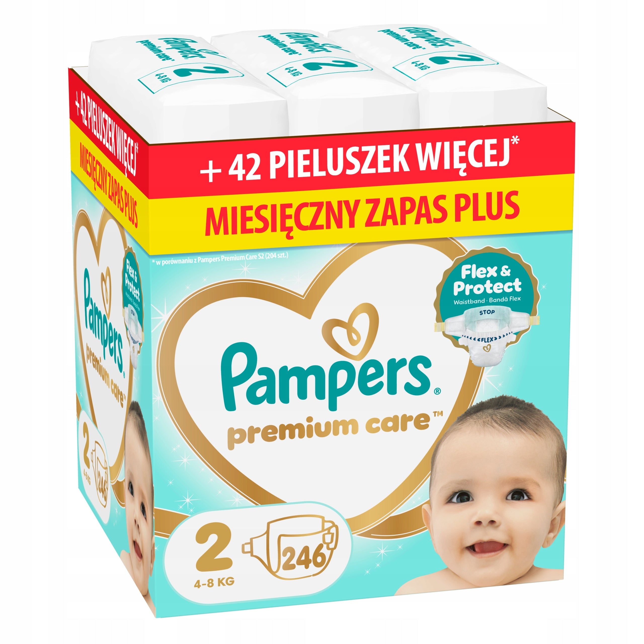 Pampers Premium Care 2, 246 pcs, 4-8 kg