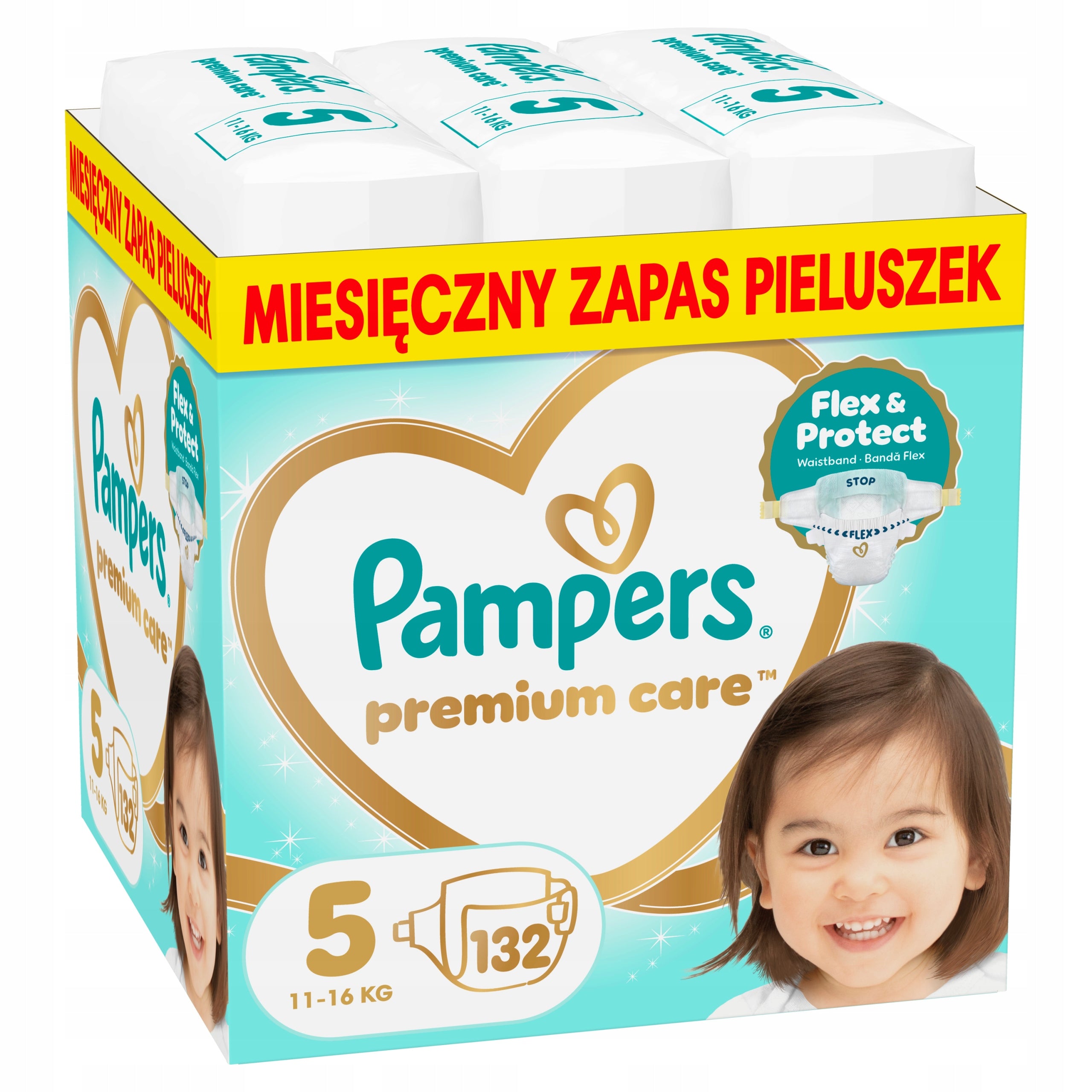 Pampers Premium Care size 5, 132 pcs, 11-16 kg Diapers