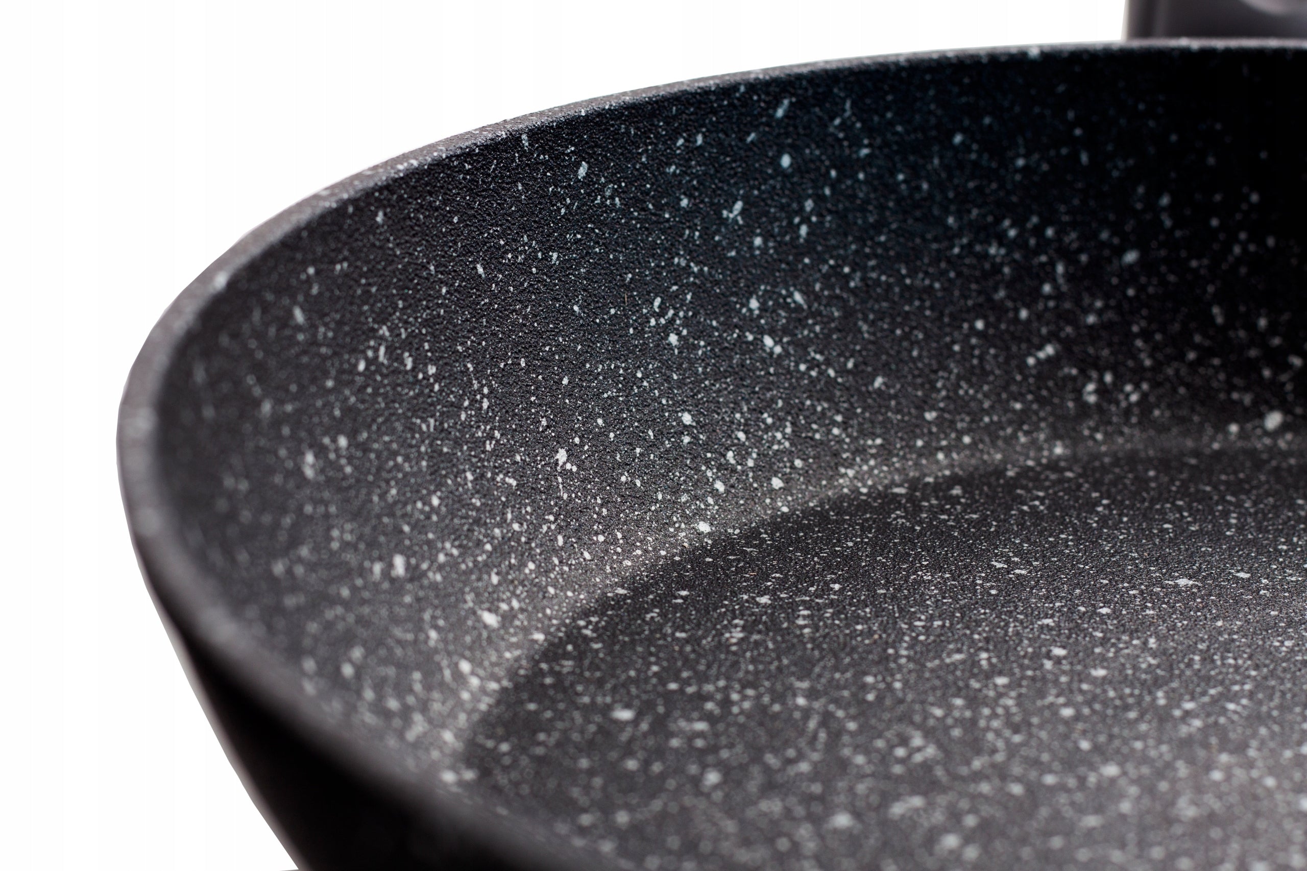 Pan 28 cm Stone Marbled Black Induction Brand Berretti