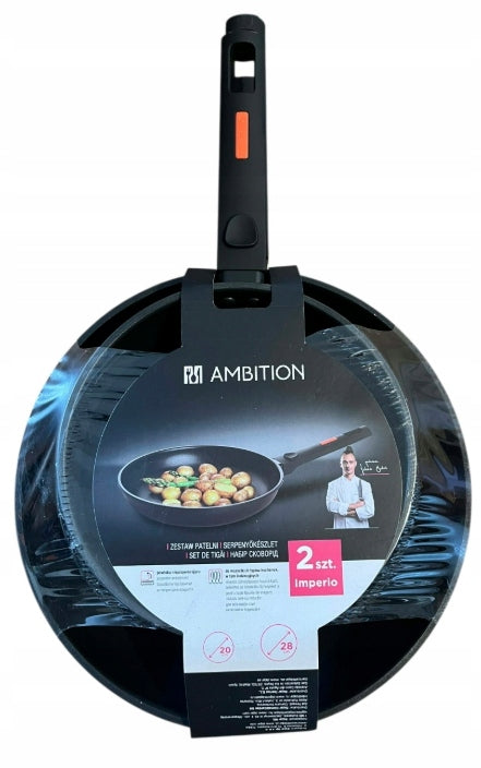 Pan Ambition Imperio 2 pieces pans 20cm 28 cm induction