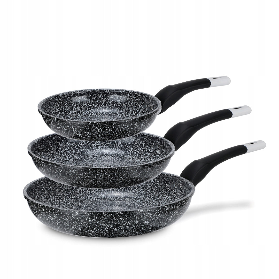 Pan Elitehoff set of 3 pcs. 20/24/28 cm marble Packaging status original