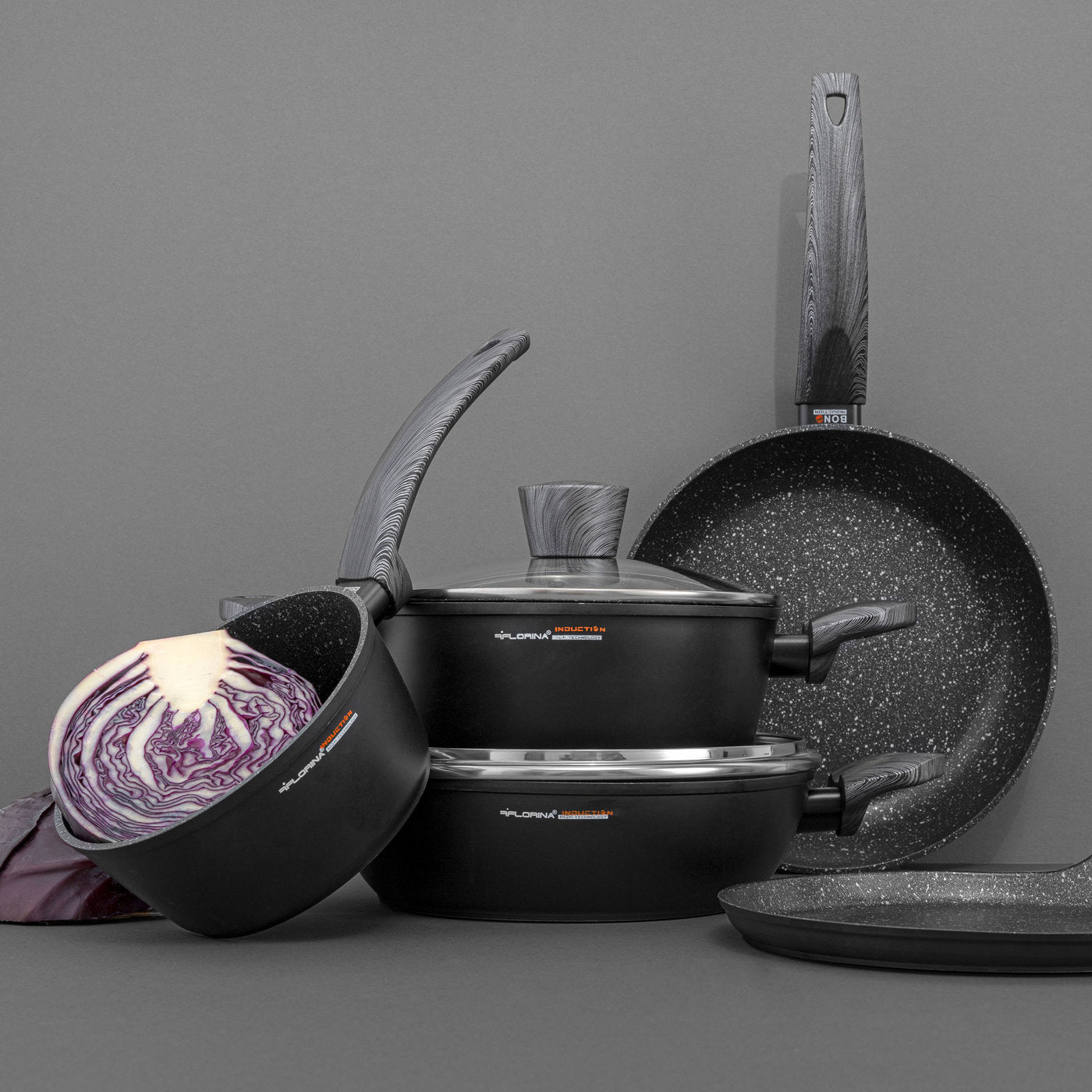Pan Florina Bono Gessler 26cm Nonstick Induction Gas Brand Florina