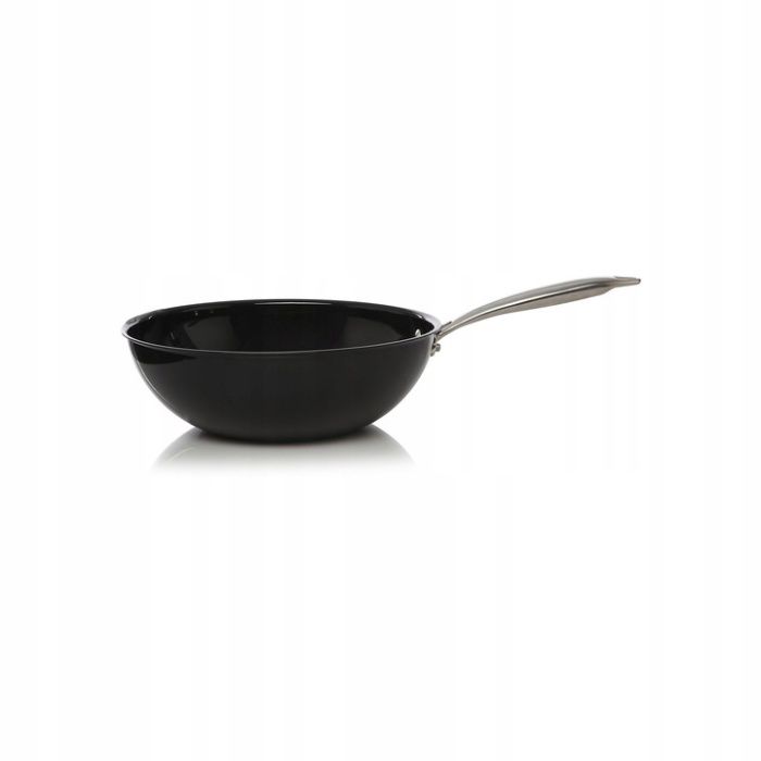 Pan Large WOK Deep 28cm Non-stick Coating For Induction