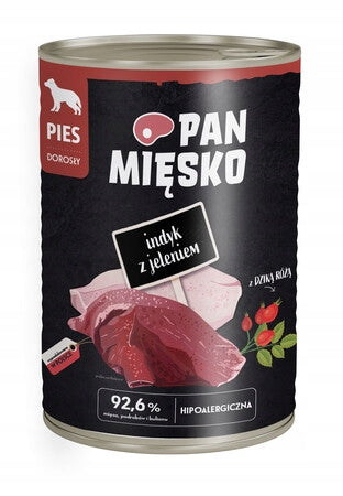 Pan Mięsko Wet Dog Food Mix of Flavours 6x 400g Manufacturer code KARMA MOKRA MIX