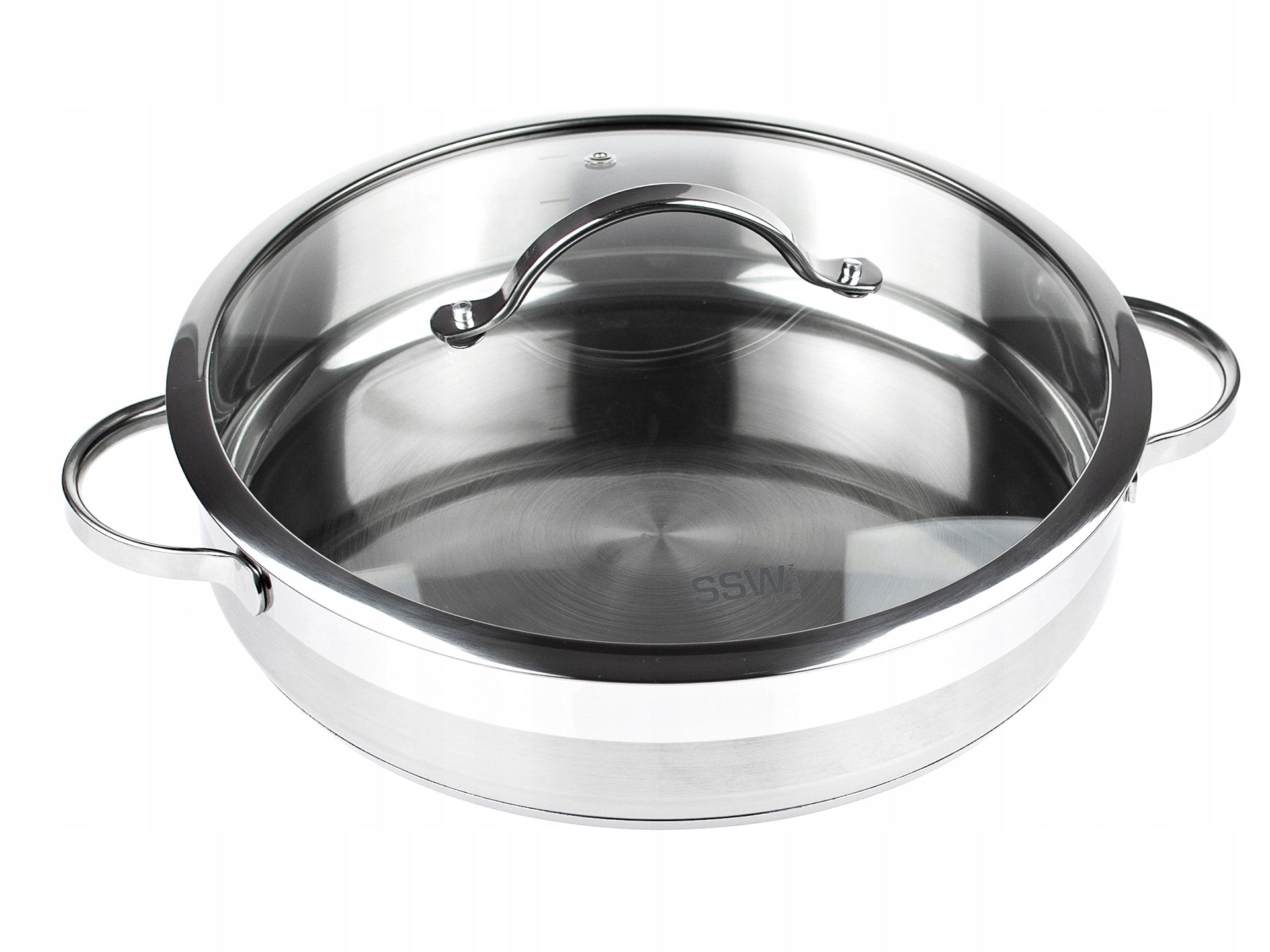 Pan SSW Pulpo 28 cm stainless steel with lid