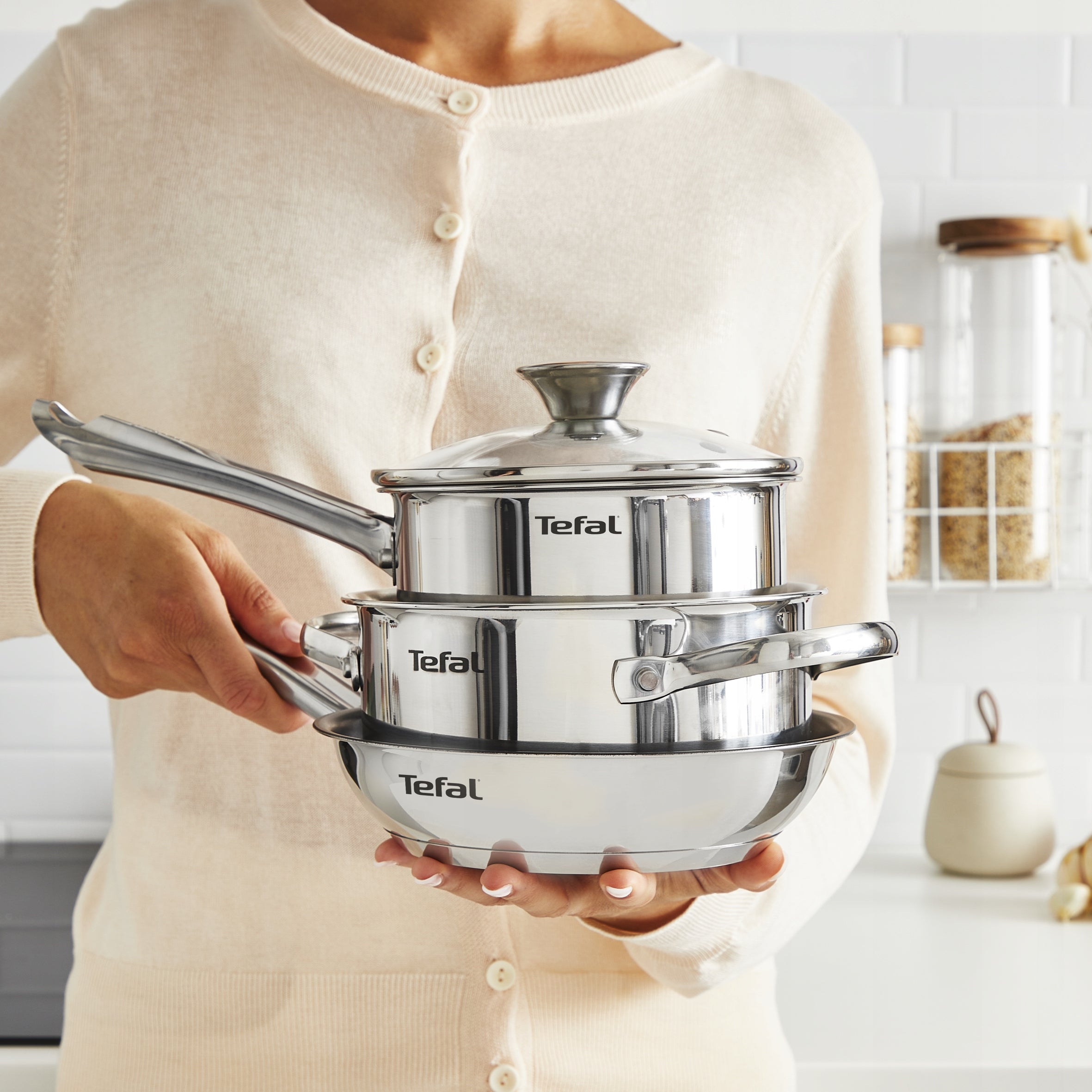 Pan TEFAL Minis H8730155 18 cm induction stainless steel Manufacturer code H8730155