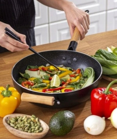 Pan WOK Smukee 26cm With Nonstick Coating Packaging status original