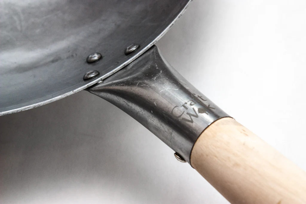 Pan Wok 35cm Carbon Steel 1,8mm Round Bottom Quick Frying Craft Wok Manufacturer code 731W88