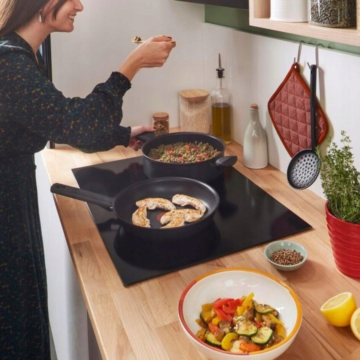 Pan Wok Lagostina Rigenera Green 28 cm aluminium induction Brand Lagostina