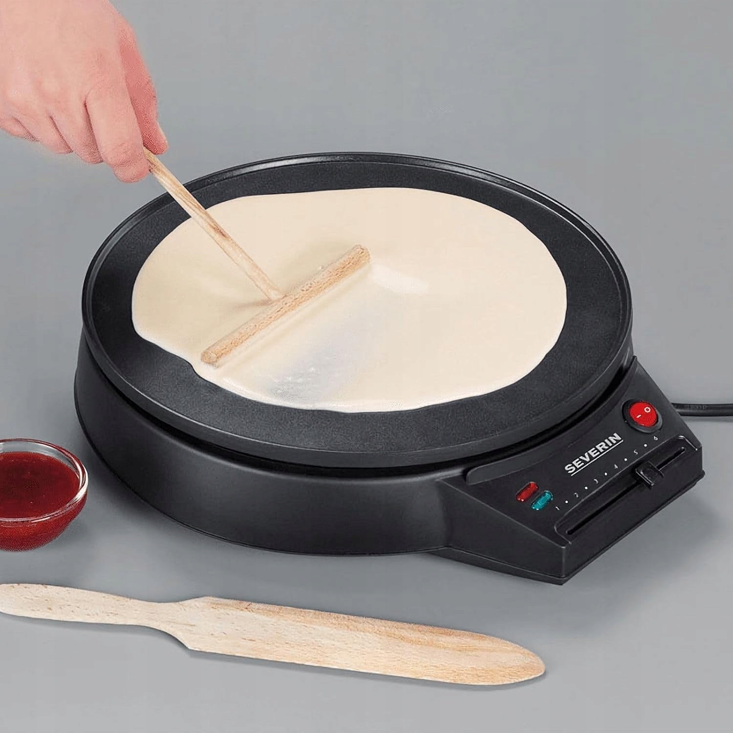 Pancake Fryer, Metal, 500 W, Multicoloured Brand no brand