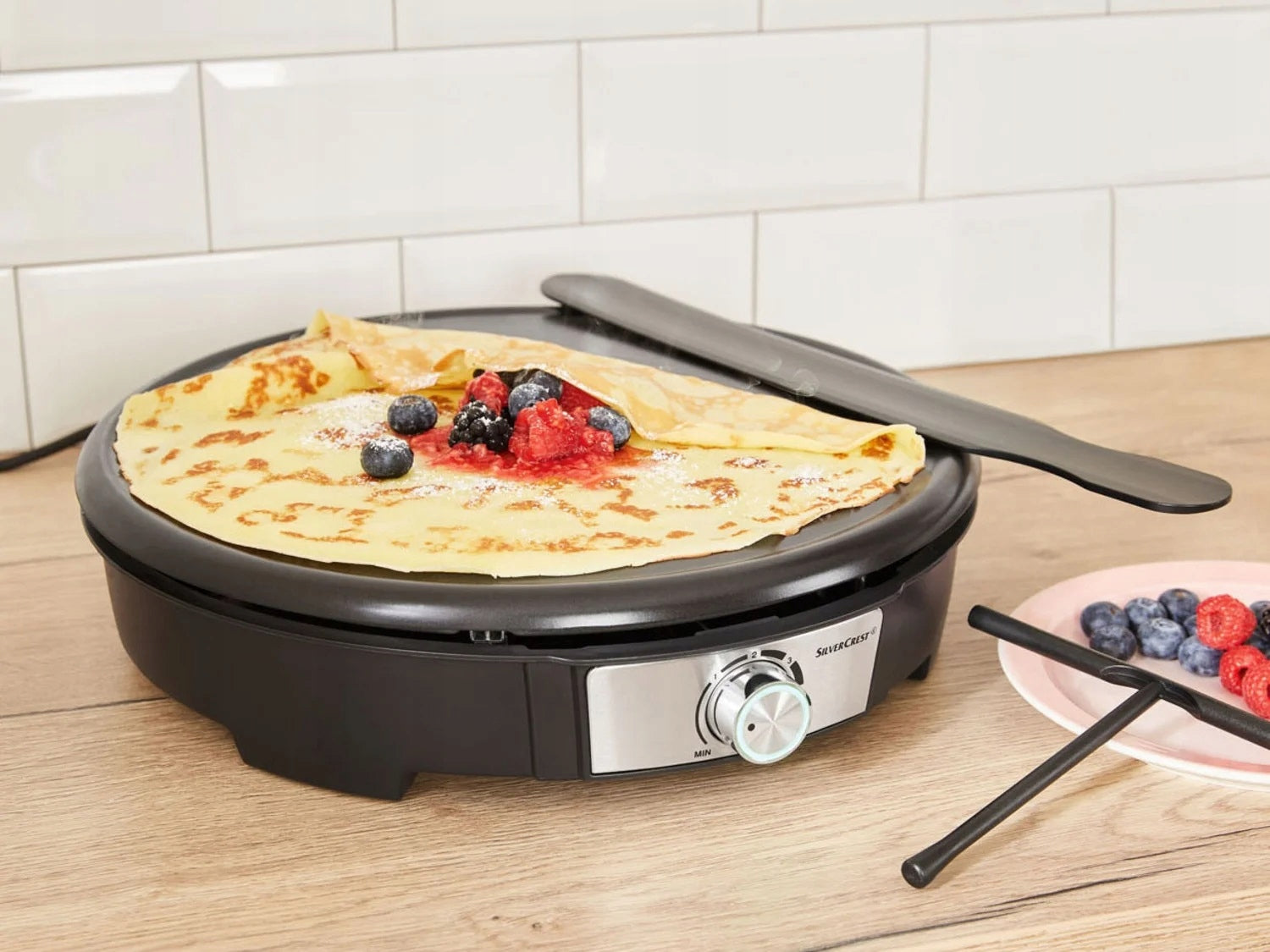 Pancake maker 1500 W black Ø 34 cm Packaging status original