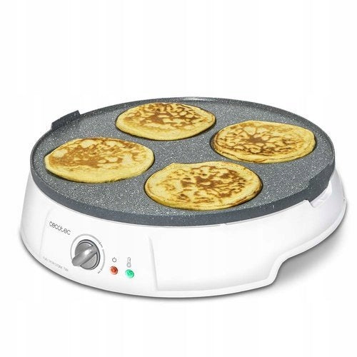 Pancake maker Cecotec Fun Crepestone Twin 1200 W white Power rating 1200 W
