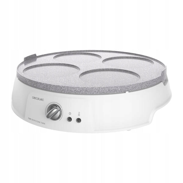 Pancake maker Cecotec Fun Crepestone Twin 1200 W white