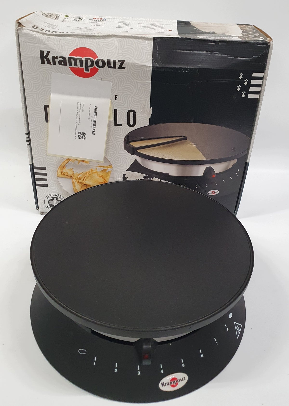 Pancake maker Krampouz DIABOLO black Brand Krampouz