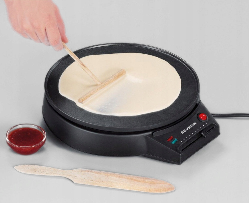 Pancake maker Severin CM 2198 1000 W black !READ DESCRIPTION! Packaging status original
