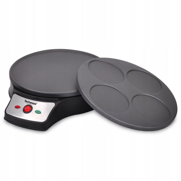 Pancake maker Techwood TCP-217, replaceable plates 26 cm, 1000W