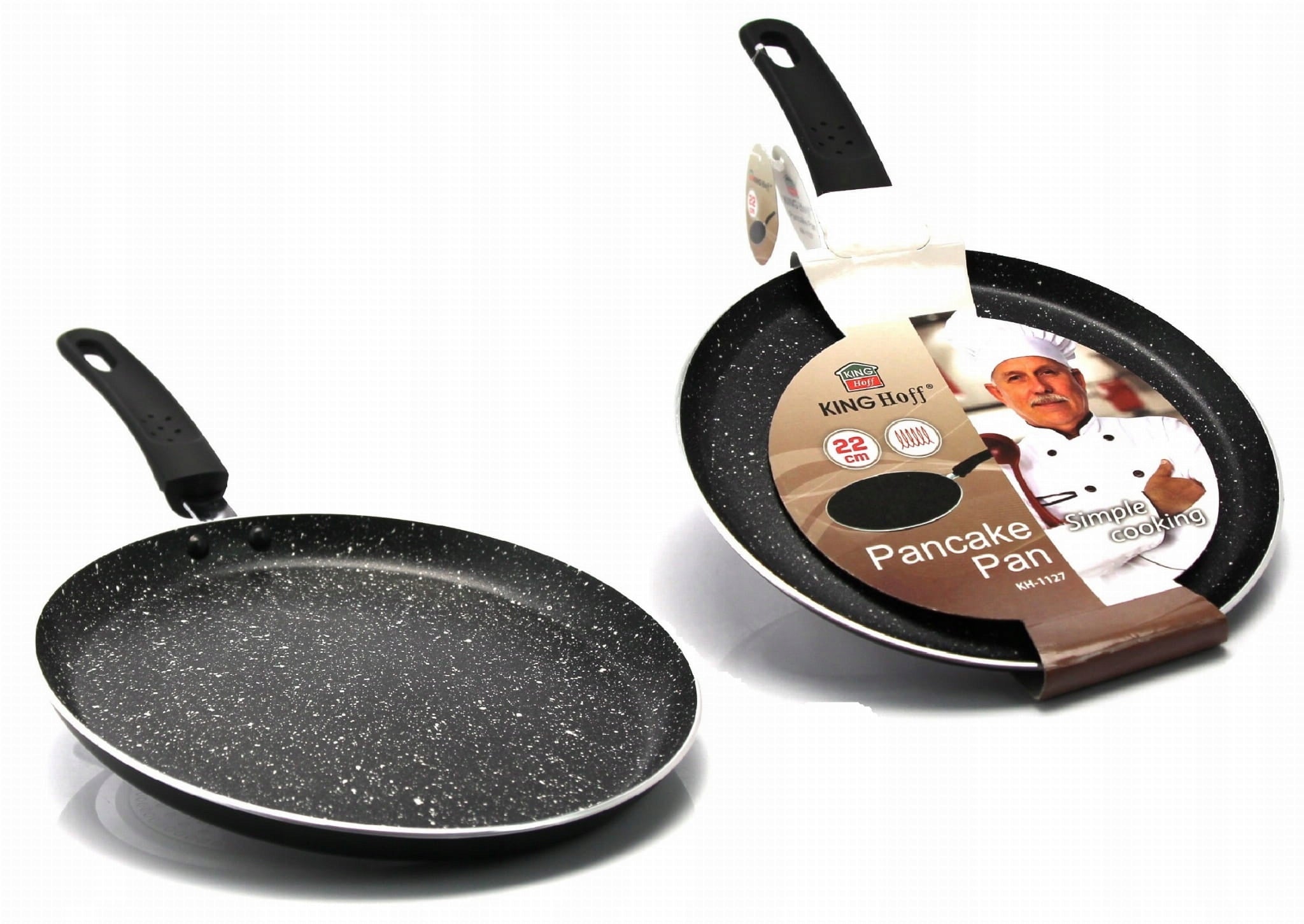Pancake pan GRANITE 22cm INDUCTION 1127