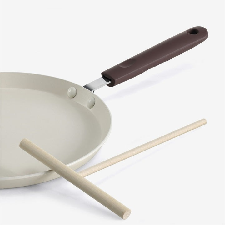 Pancake pan, Navaris, aluminum, 26 cm, white/black Manufacturer code 8260001000324