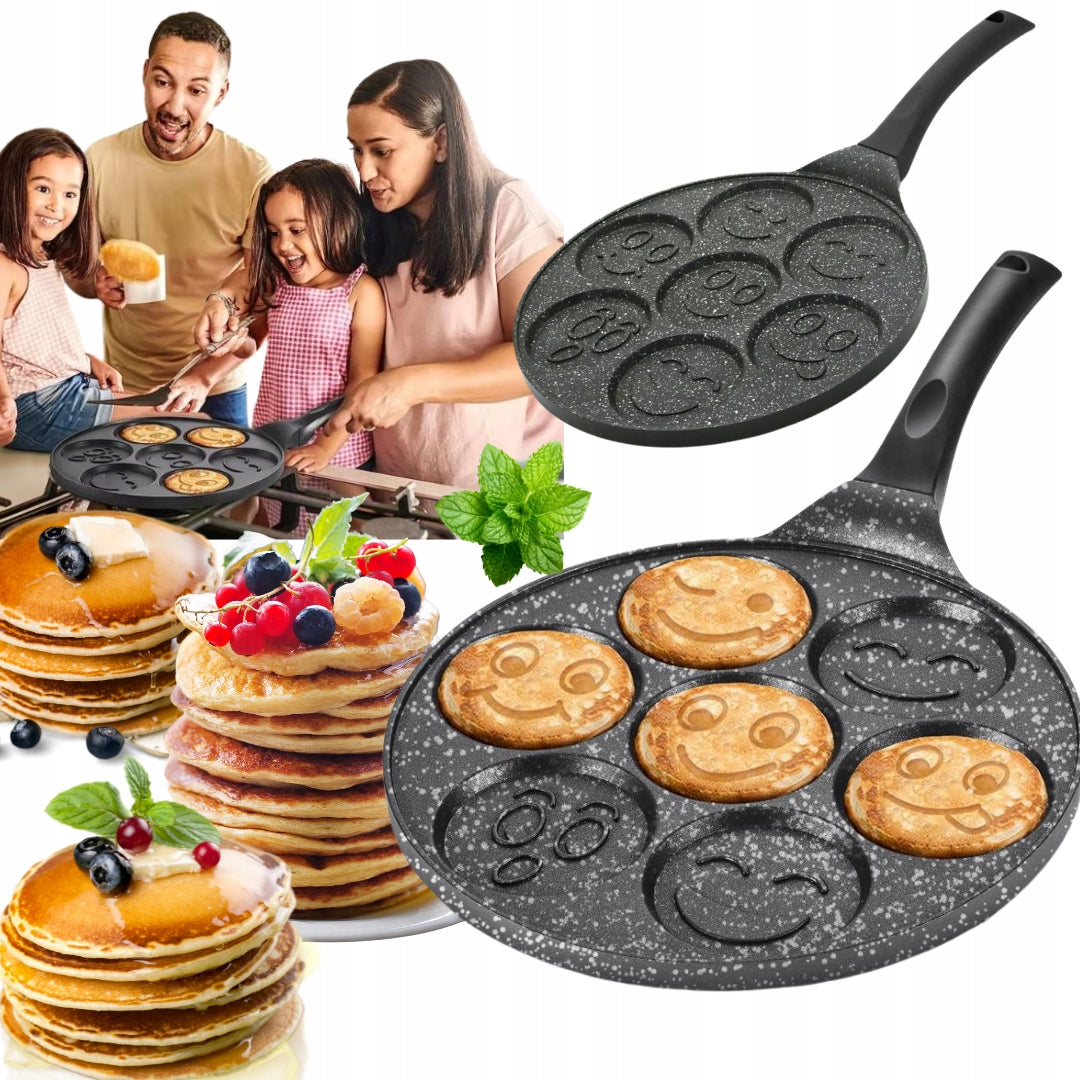 Pancakes Egg Pancakes Happy Faces for Kids