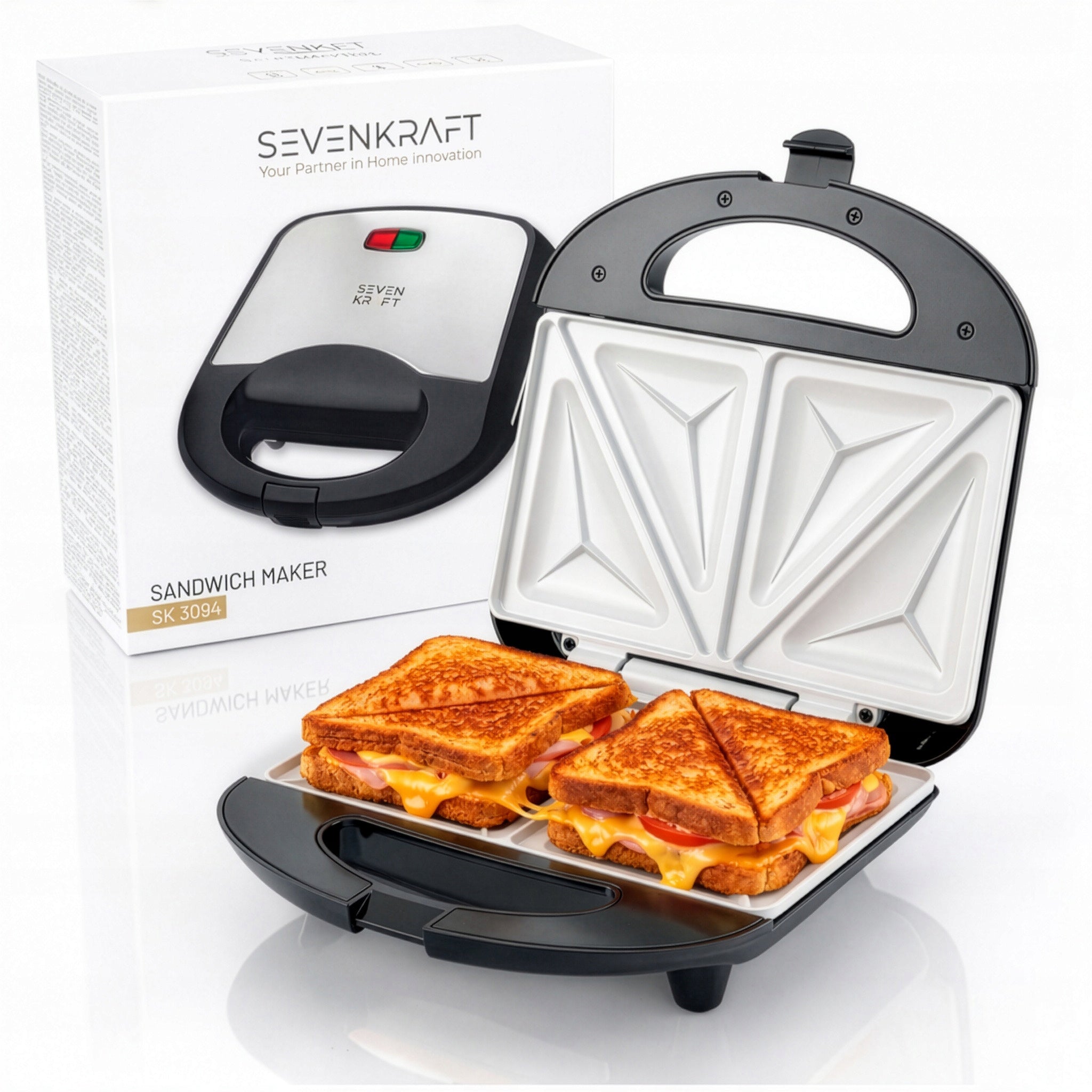 Panini Sandwich Toaster Electric Nonstick Coating