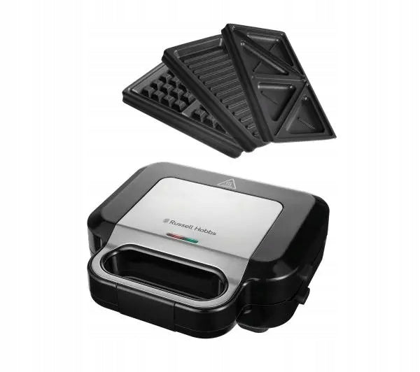 Panini Waffle Sandwich Toaster Russell Hobbs Creations 3in1 26810-56 820W