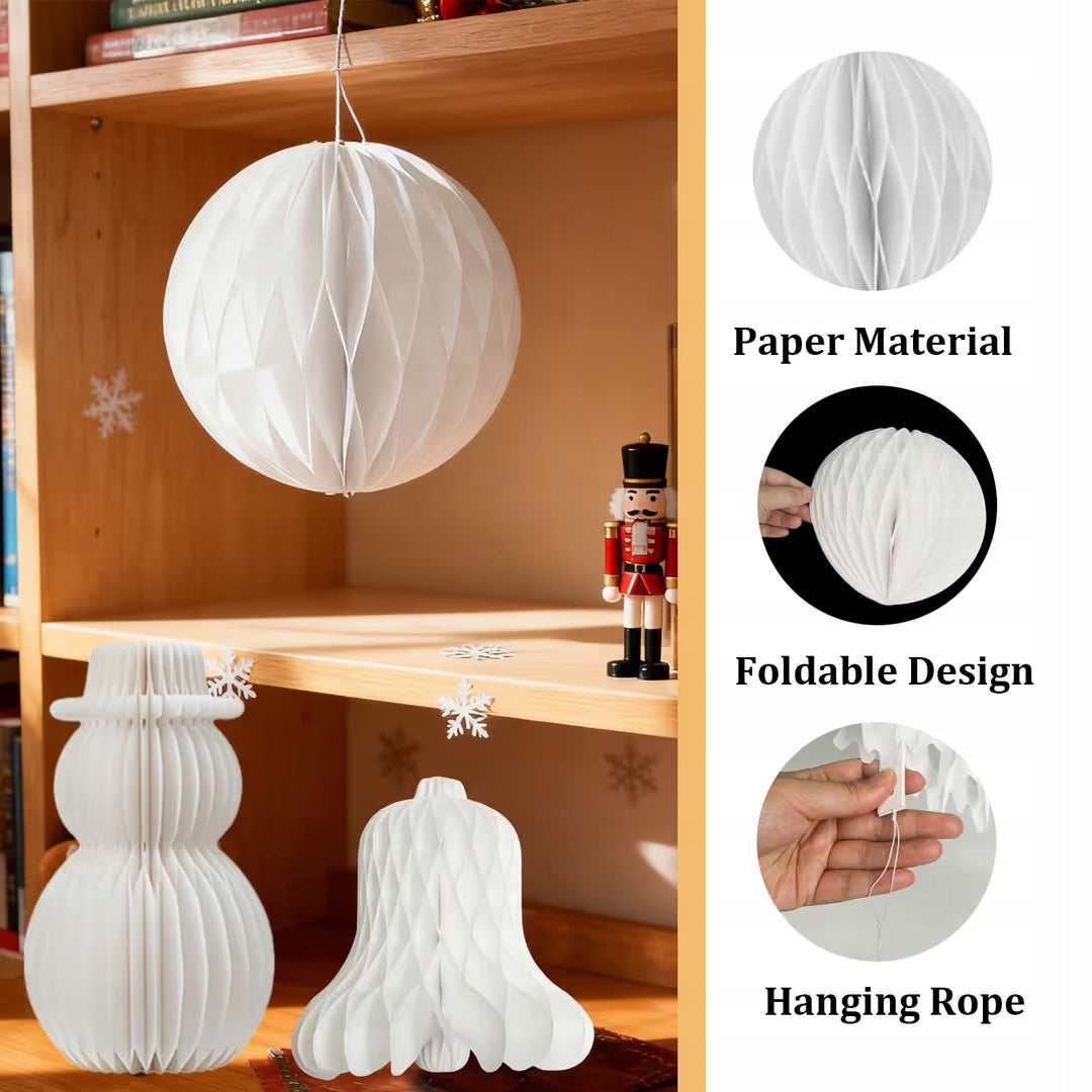 Paper Christmas Decorations 14 Pcs Brand no brand