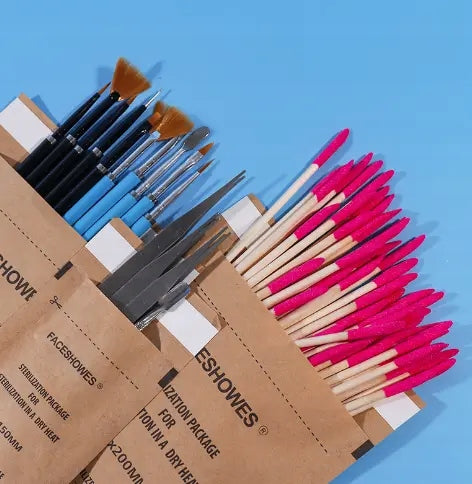 Paper bags for sterilization of tools| 100 pcs SIZE: 75 x 150 mm Power 1 W