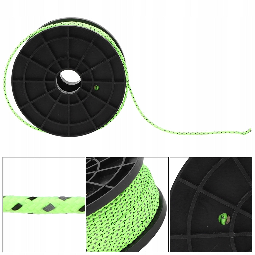 Paracord Rope For Tent 2.5mm 50m Fluorescent Camping Packaging status original