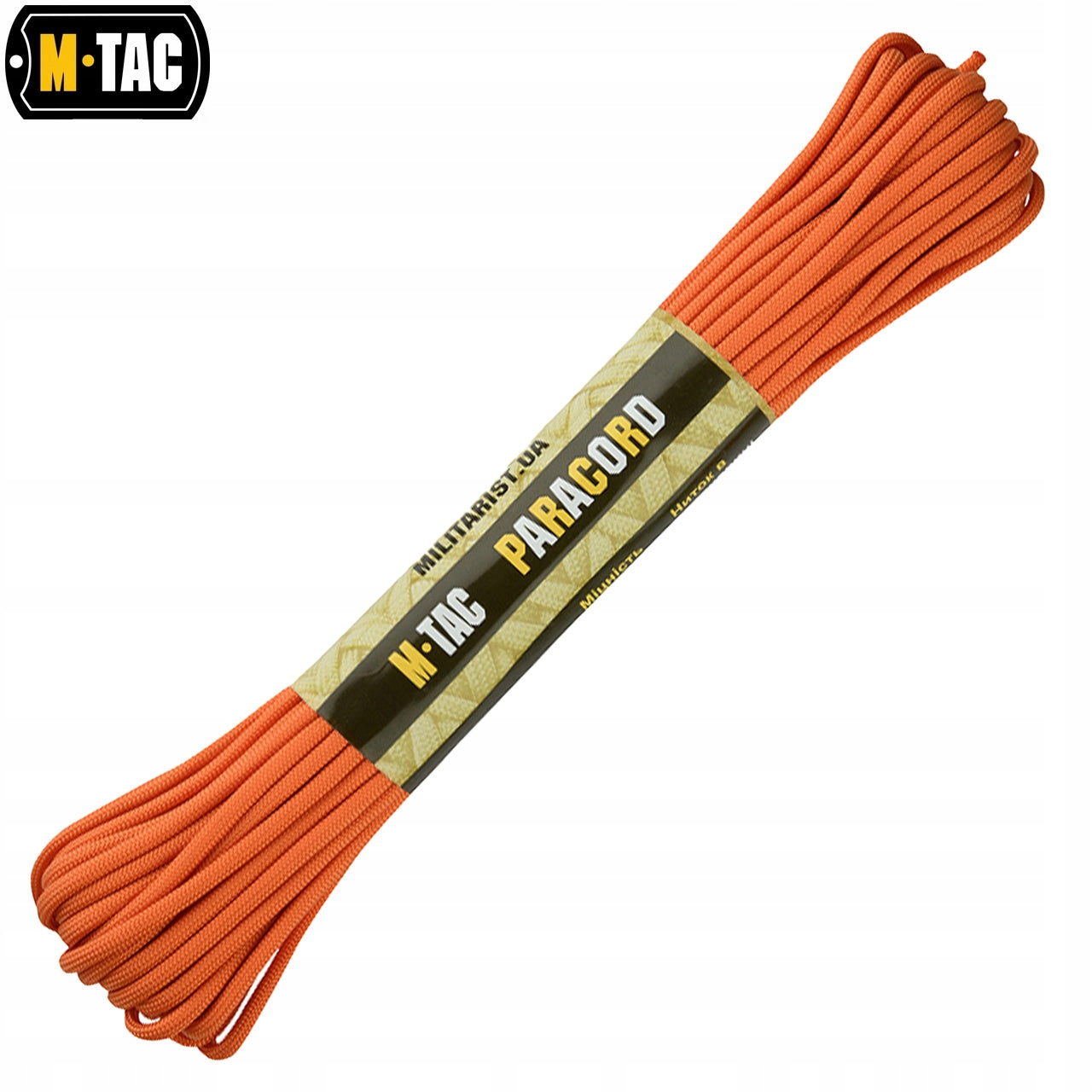 Paracord rope durable M-Tac 550 type III 15m orange Packaging status original