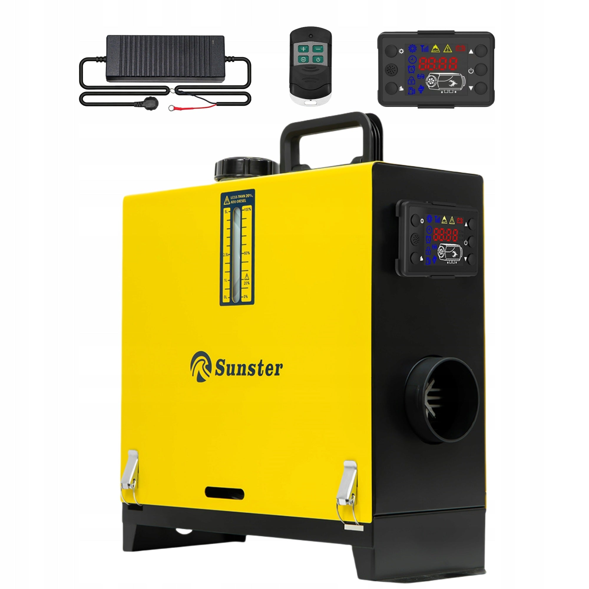 Parking heater Sunster 8 kW diesel 12/24V with LCD display Manufacturer code SUNSTER A2013SL 12/24/230V